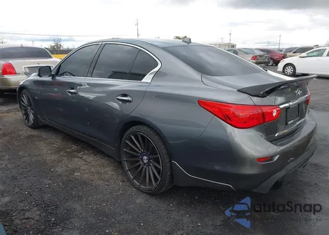 2017 Infiniti Q50 2.0T Premium from USA, damaged, VIN JN1CV7AP0HM640123